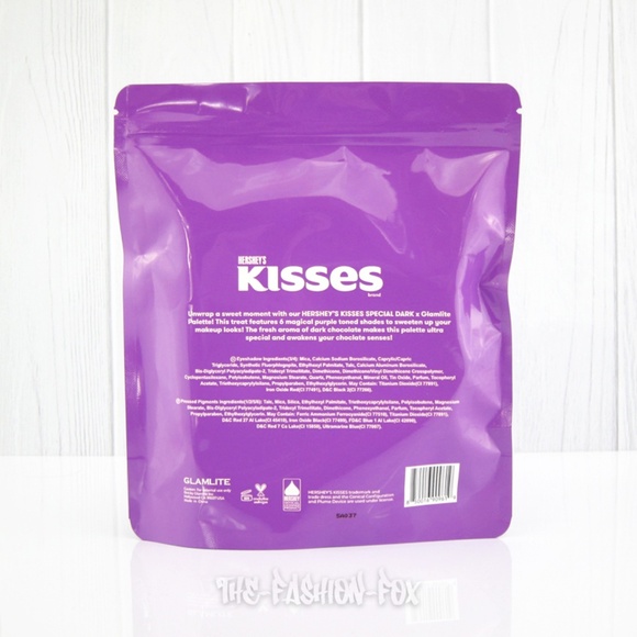 Glamlite Hershey's Kisses Special Dark Chocolate 6 Shades Eyeshadow Palette NEW - Picture 10 of 13